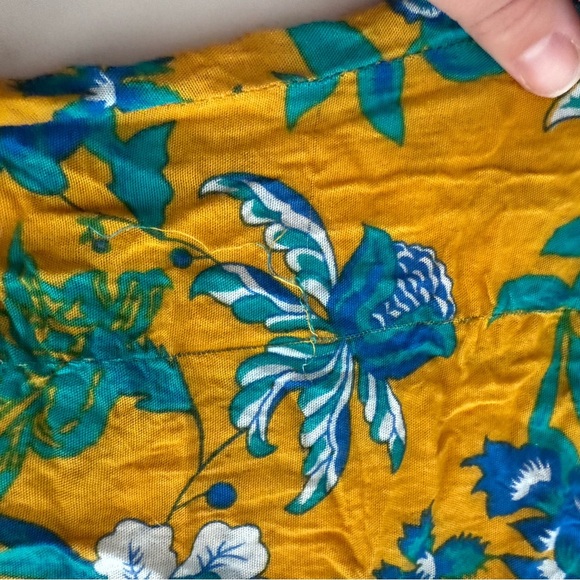 World market Floral Bottoms in Yellow and Blue - Picture 2 of 2